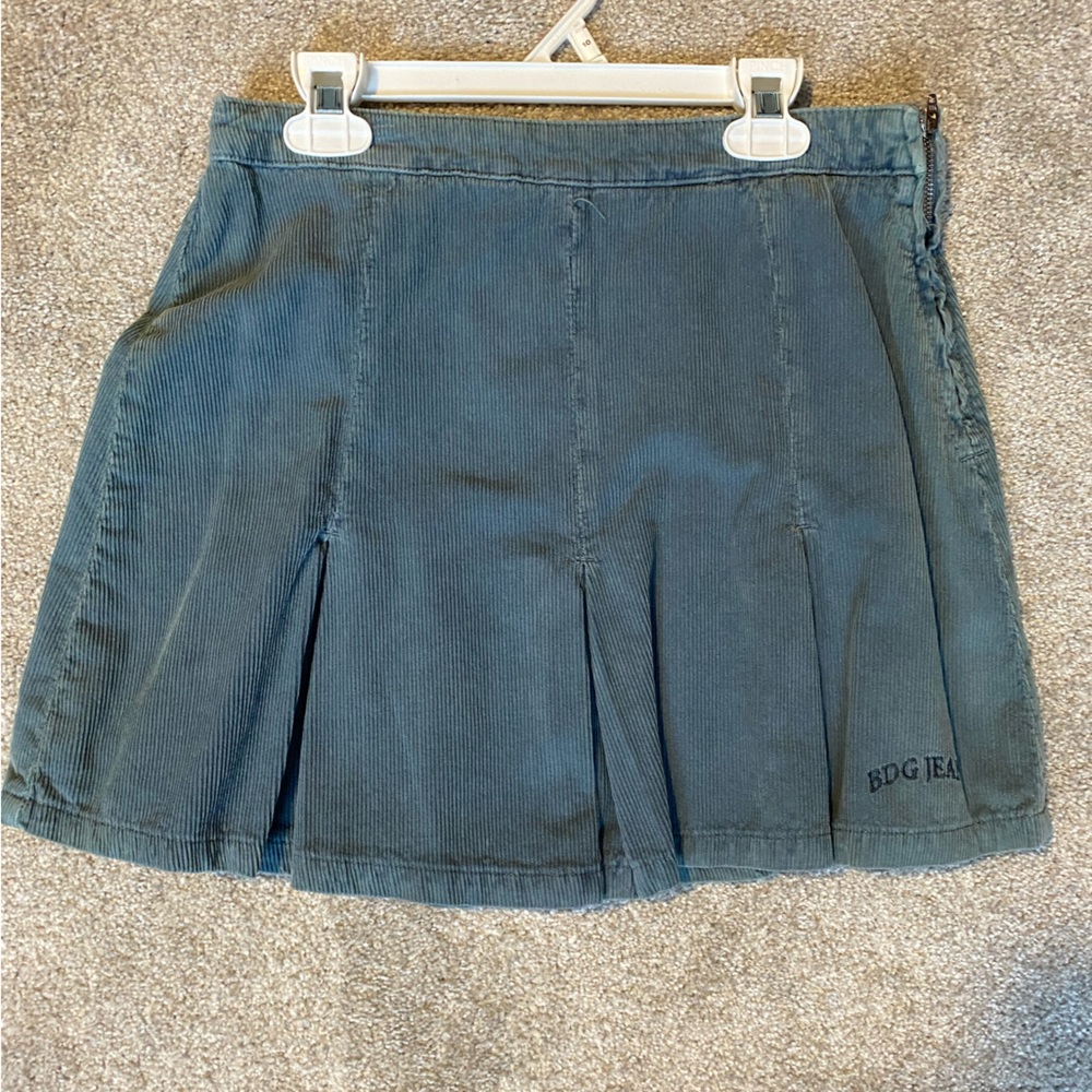 Pleated Blue Skirt, BDG, M